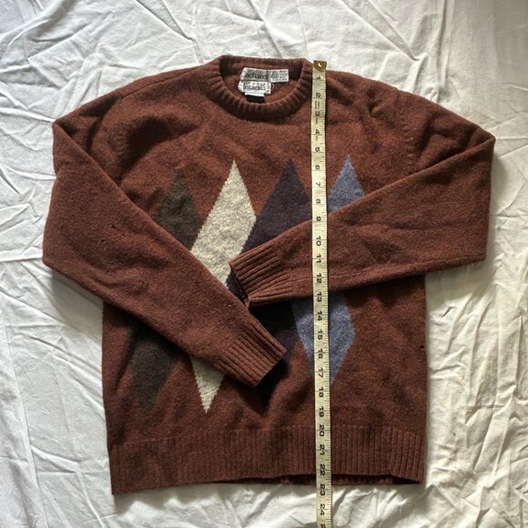 Cacharel Intarsia Lambswool Knit Pullover Sweater - Picture 7 of 12